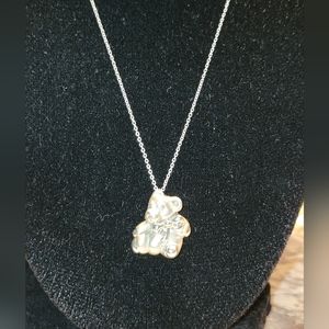 Tiffany & Co Vintage Bear Charm and Tiffany Chain